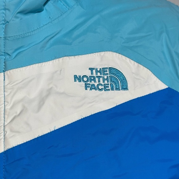The North Face Blue and White Color-Blocked Jacket Youth Size Large 14/16 - Picture 2 of 11